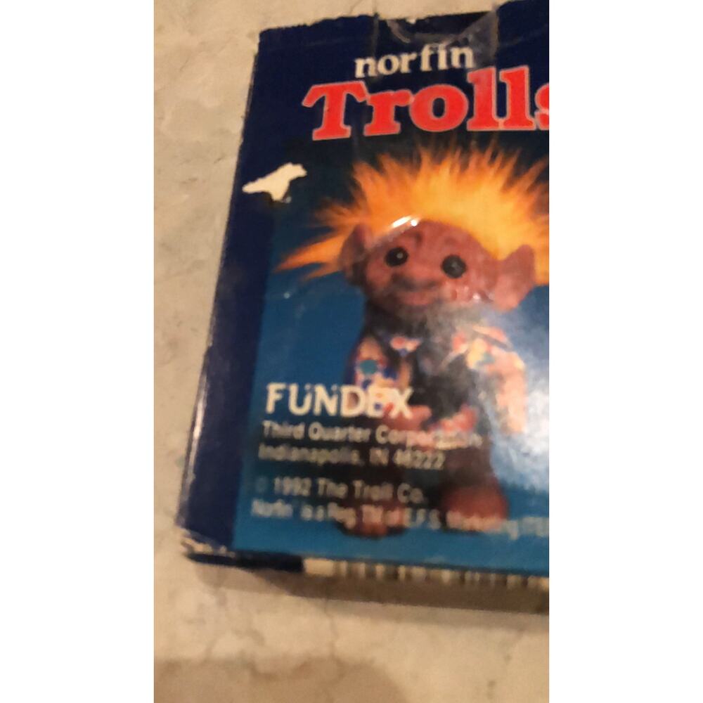 Vintage Norton Troll playing cards . 1992